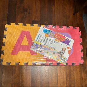 ProSource Alphabet & Numbers Foam Play Mat 36 Tiles 36 Sq Ft New 3+ years